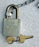 画像3: 米軍実物　軍用　AMERICAN LOCK Padlock　南京錠 (3)