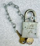 画像4: 米軍実物　軍用　AMERICAN LOCK Padlock　南京錠 (4)