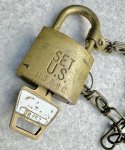 画像3: 米軍実物 American Lock Set U.S. M 3000 Key 南京錠 (3)