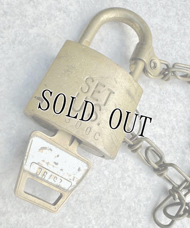 画像3: 米軍実物 American Lock Set U.S. M 3000 Key 南京錠 (3)