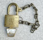 画像4: 米軍実物 American Lock Set U.S. M 3000 Key 南京錠 (4)