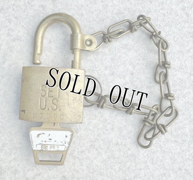 画像4: 米軍実物 American Lock Set U.S. M 3000 Key 南京錠 (4)