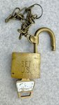 画像2: 米軍実物 American Lock Set U.S. M 3000 Key 南京錠 (2)