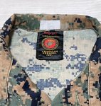 画像4: 米軍実物,USMC　ウッドマーパットジャケット　MEDIUM-SHORT (4)