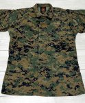 画像2: 米軍実物,USMC　ウッドマーパットジャケット　32-SHORT (2)