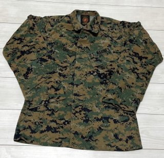 USMC ウッドランド FROG 上下セット 美品 frog woodland marpat パンツ USMC M-R（USMC DIGITAL WOODLAND
