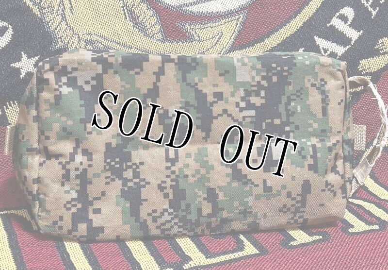 画像5: 米軍放出品 USMC ウッドランドピクセル ポーチ  (5)