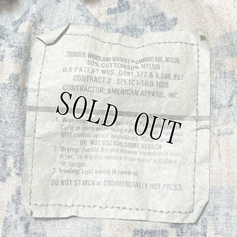 画像5: 海兵隊実物 USMC ウッドマーパットパンツ SMALL-X SHORT (5)