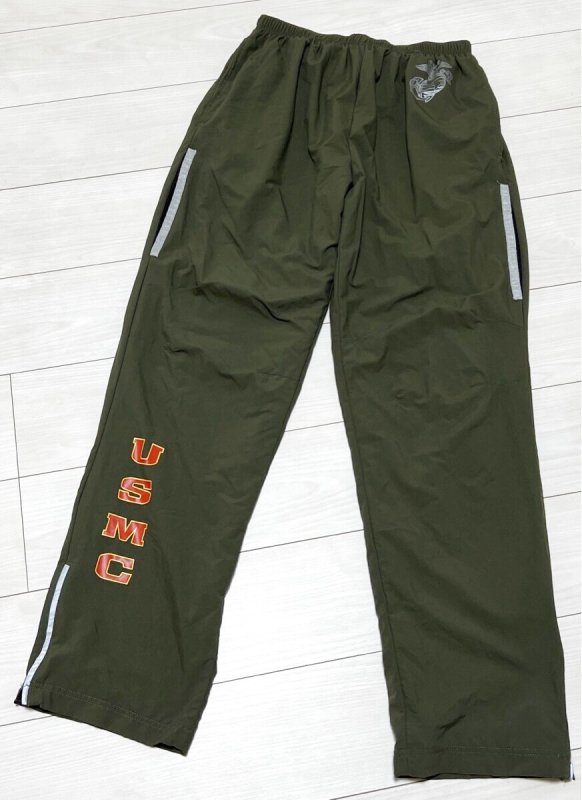画像1: 米軍実物,USMC　トレーニングウェアー パンツ 　S-LONG (1)
