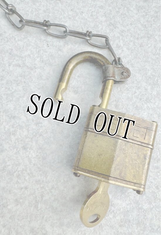 画像2: 米軍実物 U.S.SET PACIFIC LOCK ビンテージ パドロック アメリカン南京錠 USA (2)