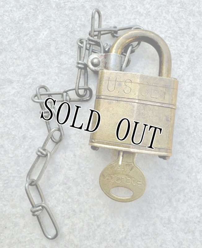 画像5: 米軍実物 U.S.SET PACIFIC LOCK ビンテージ パドロック アメリカン南京錠 USA (5)