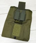 画像2: ORDNANCE TACTICAL OKINAWA　オードナンス タクティカル Small Dump Pouch（スモールダンプポーチ）OD　コーデュラ (2)