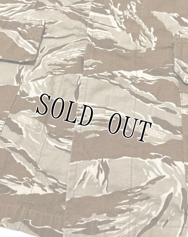 画像3: 米軍放出品 TRU-SPEC デザートタイガーストライプ迷彩ジャケット L-R  (3)