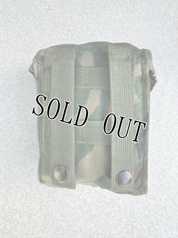 画像3: 米軍実物 100RD SAW・ユーティリティポーチ　MOLLEII ウッドランド (3)