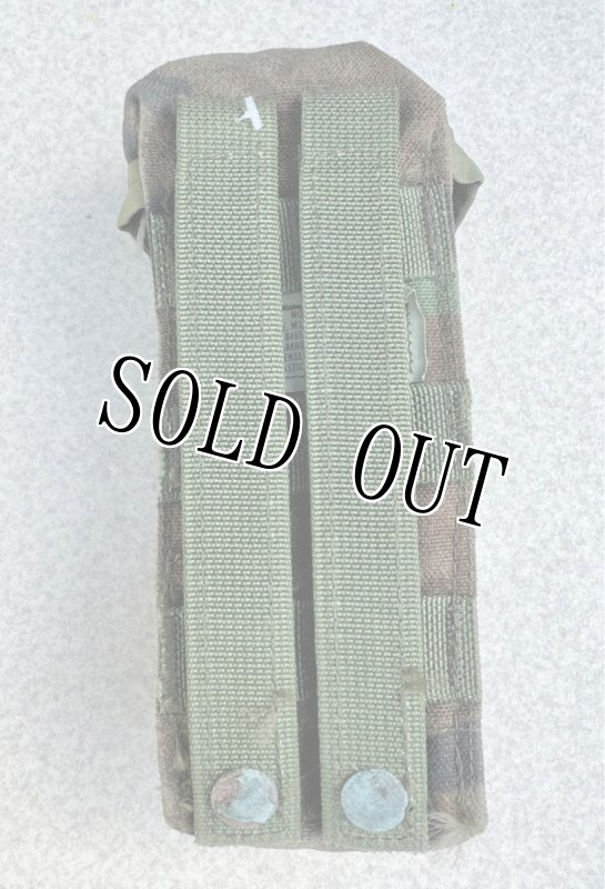 画像3: 米軍実物 ダブルマ ガジンポーチ MOLLE II M4/M16 ウッドランド (3)