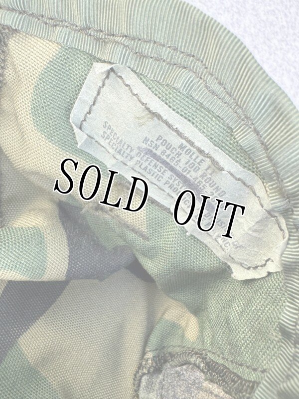 画像9: 米軍実物 100RD SAW・ユーティリティポーチ　MOLLEII ウッドランド (9)