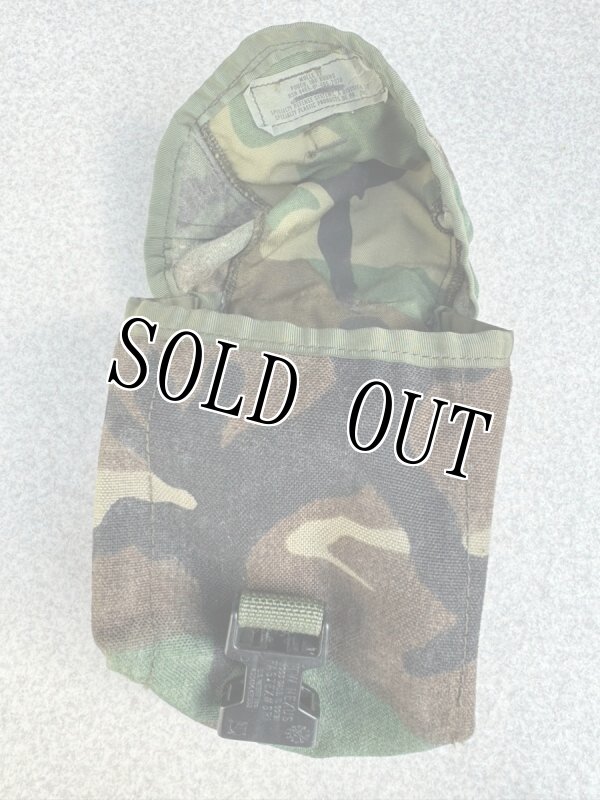 画像7: 米軍実物 100RD SAW・ユーティリティポーチ　MOLLEII ウッドランド (7)