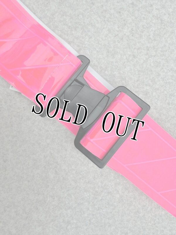 画像2: 米軍放出品 RE♦FLEX 高強度反射 反射リフレクション べルト ピンク (2)