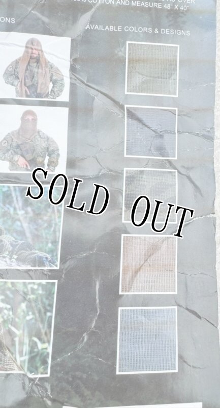 画像7: 米軍放出品 CAMCON  SHEMAGHS OLIVE スカーフ アフガンストール ターバン  (7)