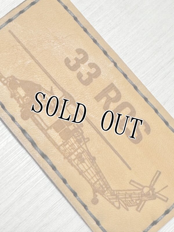 画像2: 米軍実物 USAF 33 RQS レスキューレザーワッペン(ベルクロ付) (2)