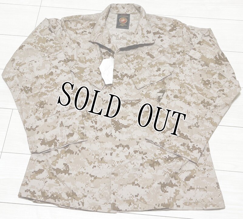 画像1: 米軍実物,USMC　デザートマーパット　ジャケット　MEDIUM‐SHORT (1)