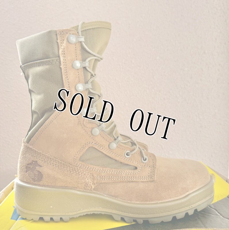 画像4: 米海兵隊実物 Belleville デザートマーパット コンバットブーツ 550ST 8R (4)