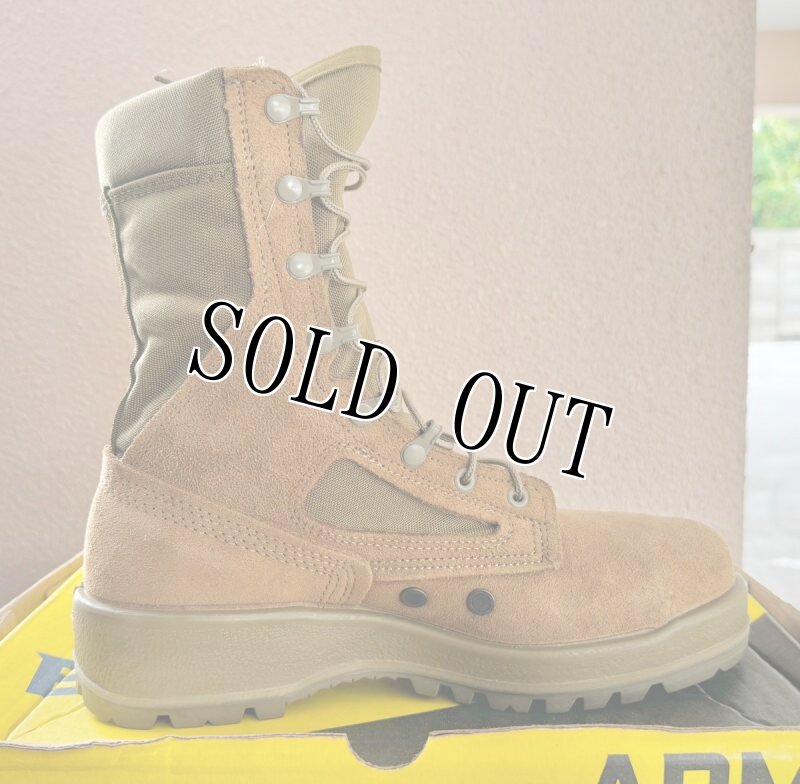 画像6: 米海兵隊実物 Belleville デザートマーパット コンバットブーツ 550ST 8R (6)