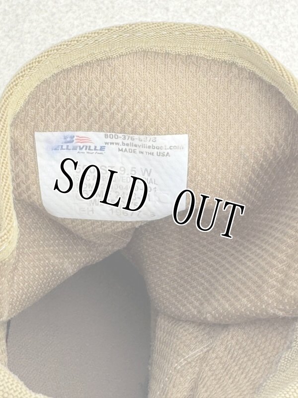 画像10: 米海兵隊実物 Belleville デザートマーパット コンバットブーツ 550ST 9.5W (10)