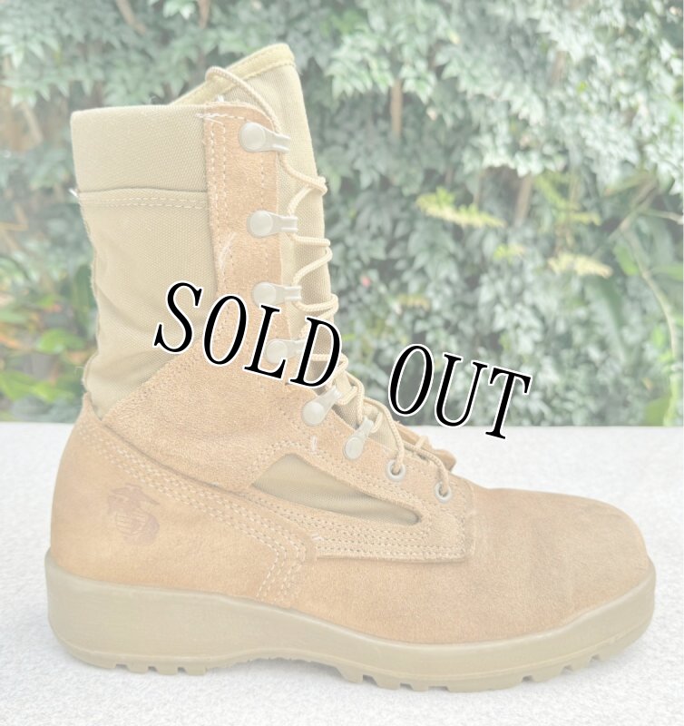 画像4: 米海兵隊実物 Belleville デザートマーパット コンバットブーツ 550ST 9.5W (4)