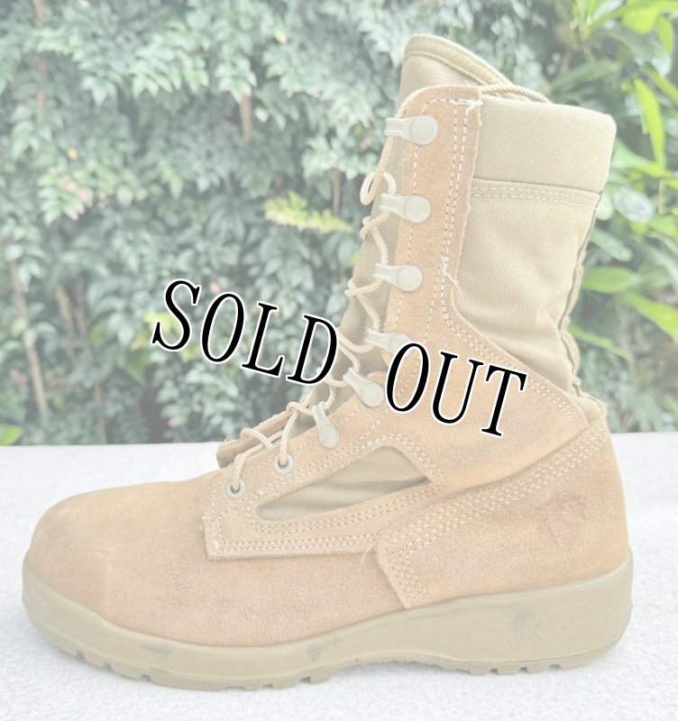 画像2: 米海兵隊実物 Belleville デザートマーパット コンバットブーツ 550ST 9.5W (2)