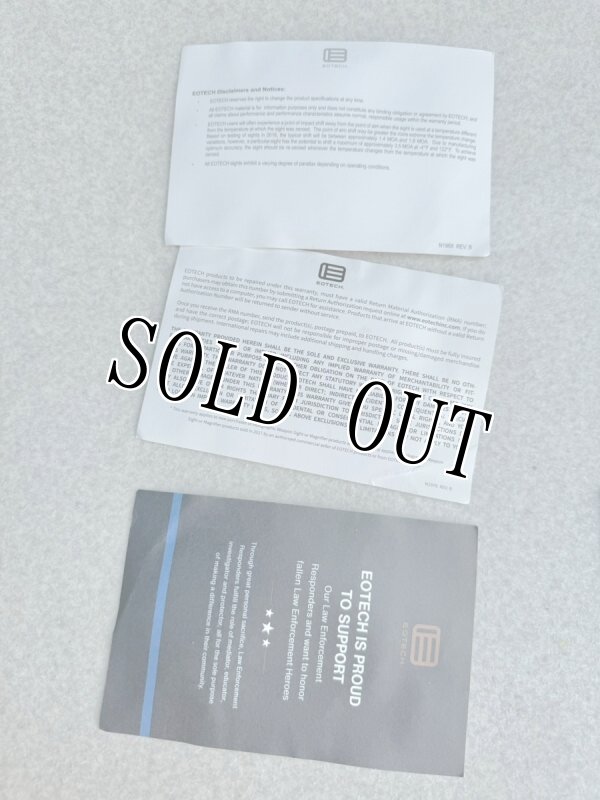 画像12: 米軍放出品 EOTech EXPS 3 イオテック ホロサイト BOX (12)