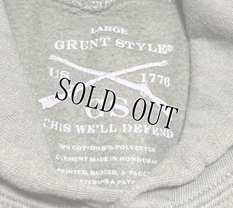 画像6: 米軍放出品 GRUNT STYLE　スウェットパーカー　LARGE (6)
