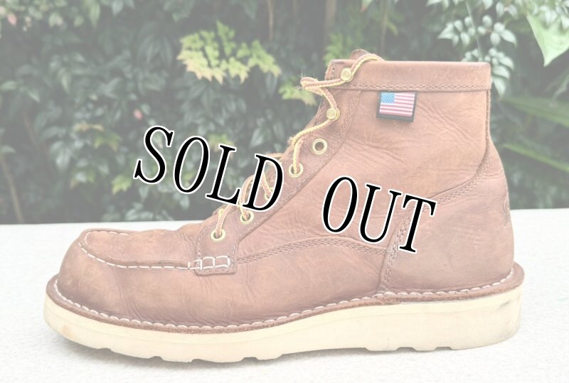 画像2: 米軍放出品 Danner Bull Run Moc Toe 6" Brown ダナーブーツ (2)