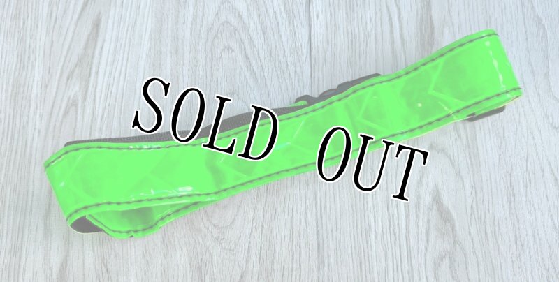 画像2: 米軍実物 反射 リフレクションべルト グリーン (2)