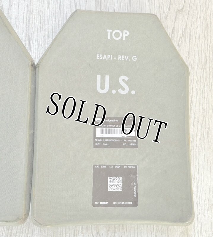 画像6: 米軍実物 STRIKE FACE E-SAPI 7.62mm   アーマープレート SMALL (6)