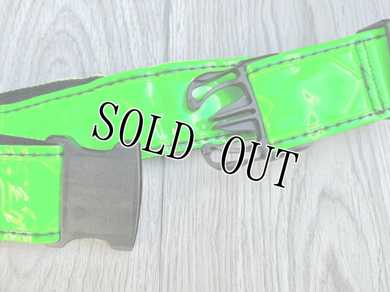 画像4: 米軍実物 反射 リフレクションべルト グリーン (4)