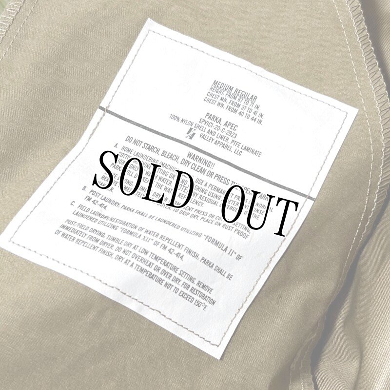 画像7: 米軍実物 VALLEY APPAREL,LLC　PARKA,APEC　MEDIUM-REGULAR (7)