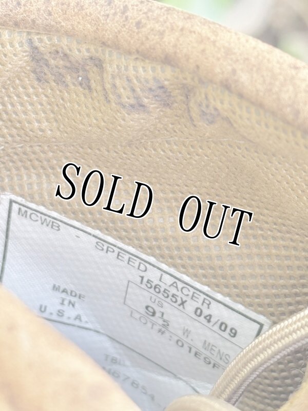 画像10: 米軍実物 DANNER ダナー   MCWB SPEED LACER 15655X  (10)