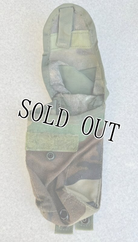 画像5: 米軍実物 ダブルマ ガジンポーチ MOLLE II M4/M16 ウッドランド (5)