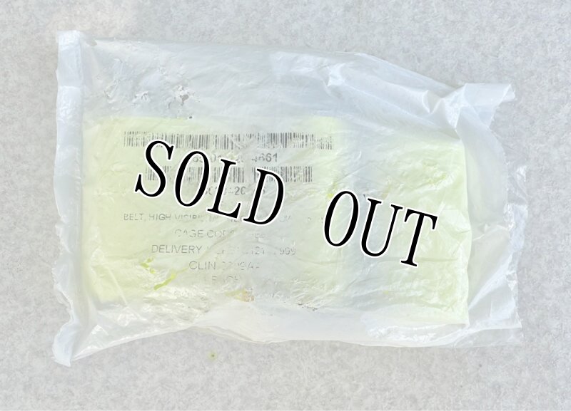 画像2: 米軍実物 反射 リフレクション べルト イエロー (2)