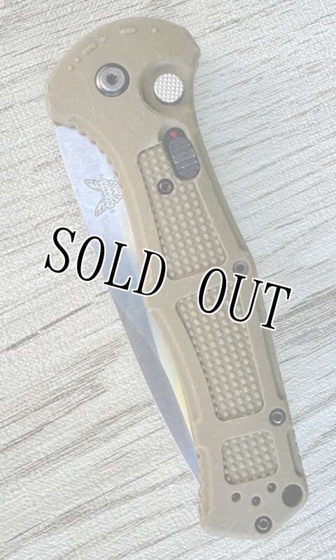 画像6: 米軍放出品 BENCHMADE GREEN CLAYMORE POCKET KNIFE - CPM-D2 STEEL BLADE (6)