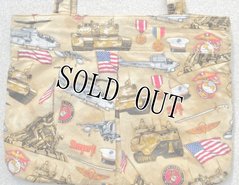 画像3: 米軍放出品 US MARINE トートバッグ / エコバッグ (3)
