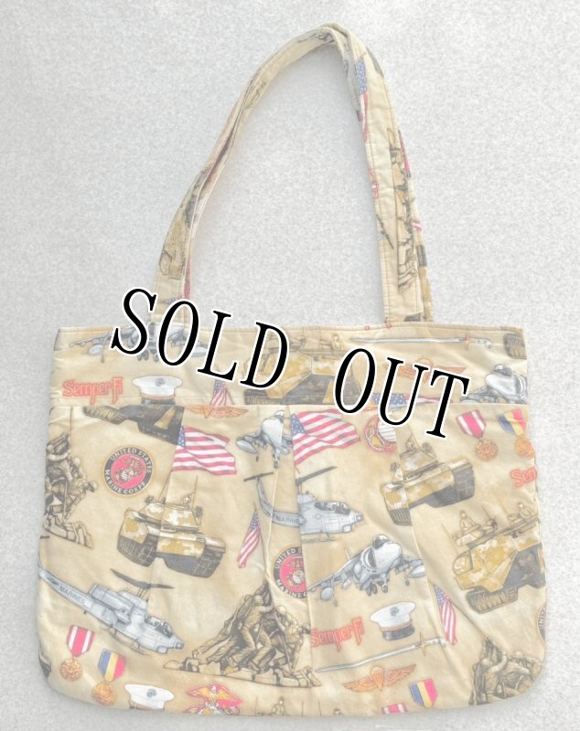 画像2: 米軍放出品 US MARINE トートバッグ / エコバッグ (2)