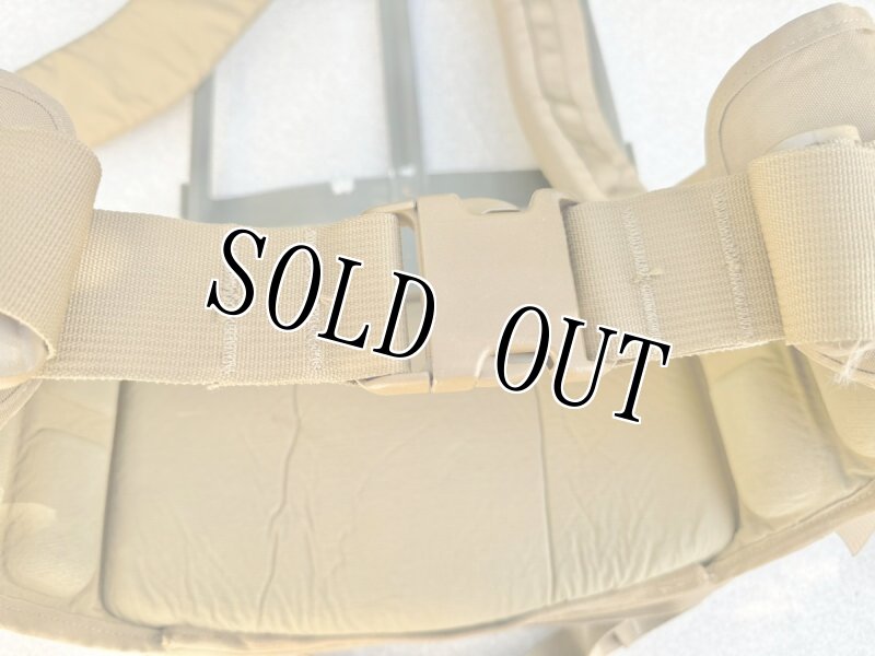 画像10: 米軍海兵隊実物  USMC PACK FILBE  メインパック ハーネス コヨーテ (10)