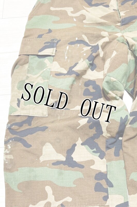 画像3: 米軍実物,ウッドランドカモ　迷彩パンツ　LARGE-REGULAR (3)