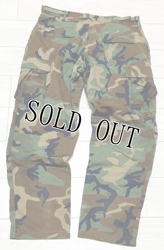 画像4: 米軍実物,ウッドランドカモ　迷彩パンツ　LARGE-REGULAR (4)