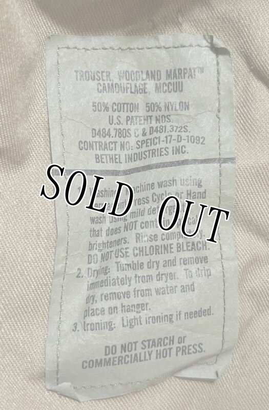 画像5: 海兵隊実物 USMC ウッドマーパットパンツ SMALL-SHORT (5)