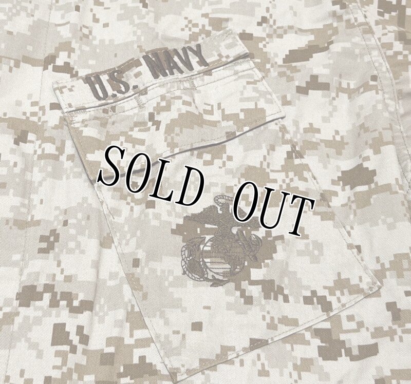 画像3: 米軍実物, US NAVY デザートマーパット ジャケット MEDIUM‐X SHORT (3)