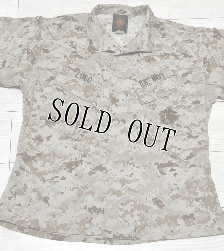 画像2: 米軍実物, US NAVY デザートマーパット ジャケット MEDIUM‐X SHORT (2)