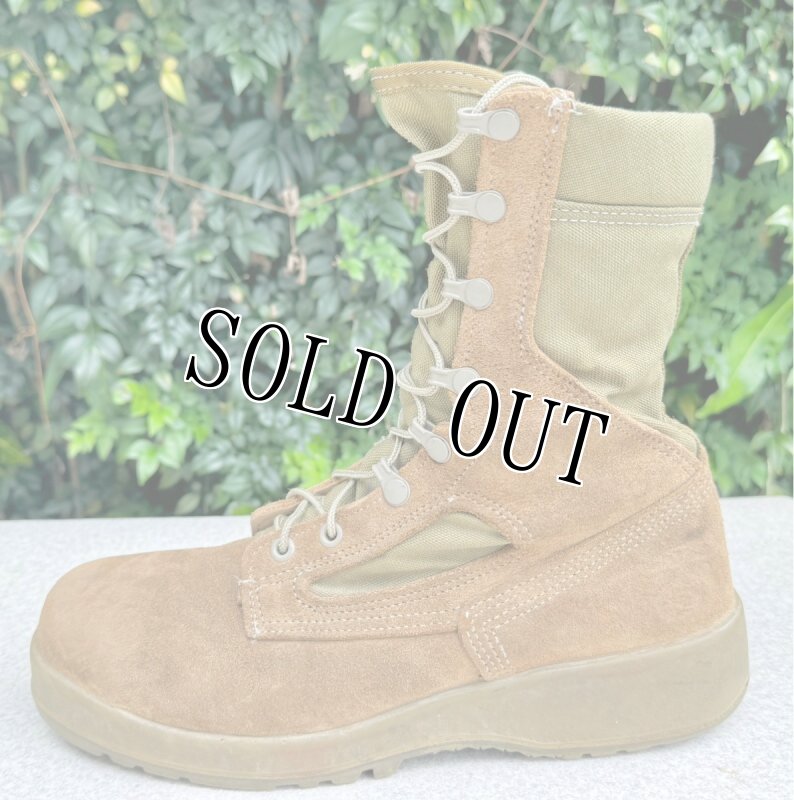 画像2: 米海兵隊実物 Belleville デザートマーパット コンバットブーツ 550ST (2)